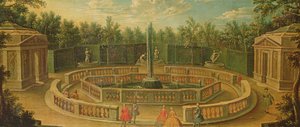 Bosquet des Domes i Versailles af French School